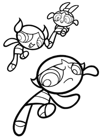 Powerpuff Girls coloring page