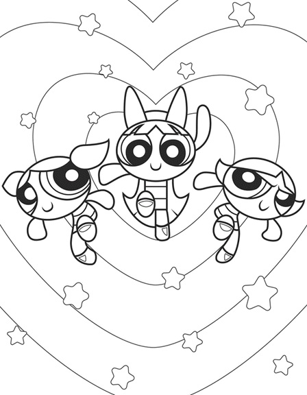 Powerpuff Girls coloring page