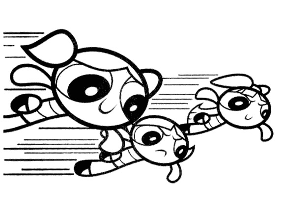 Powerpuff Girls coloring page