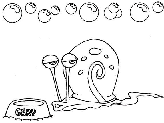 Spongebob Squarepants coloring page