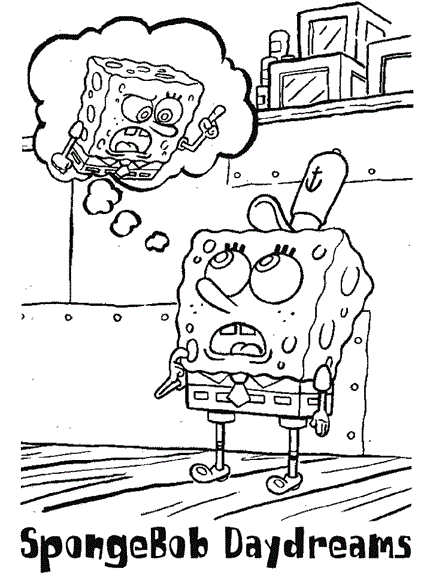 Spongebob Squarepants coloring page