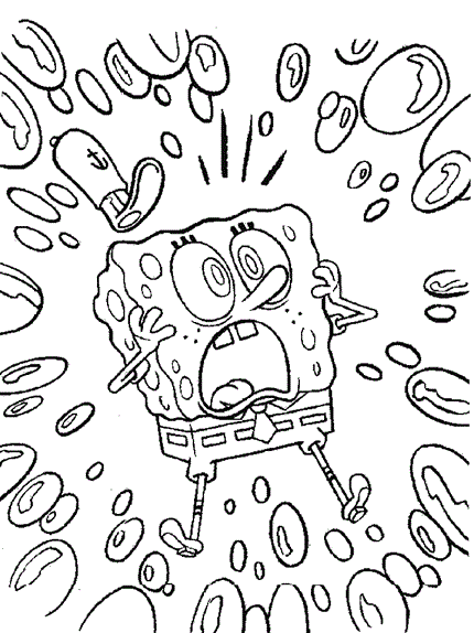 Spongebob Squarepants coloring page
