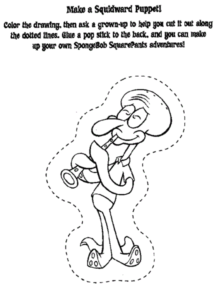 Spongebob Squarepants coloring page