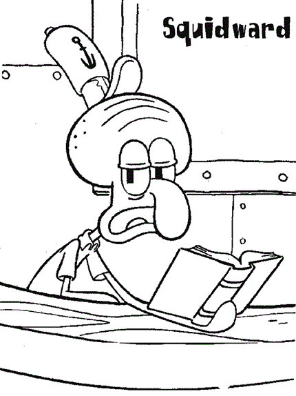 Spongebob Squarepants coloring page
