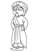 King Mirage coloring page