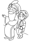 Sinbad coloring pages.