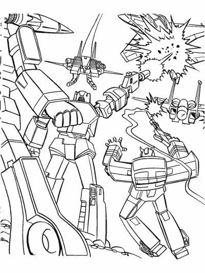 Transformers Coloring Pages