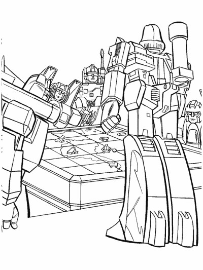 Transformers Coloring Pages