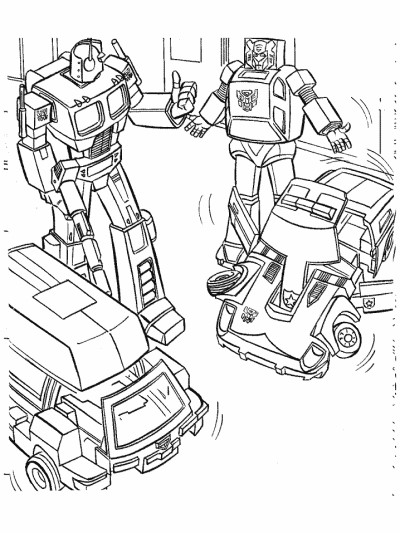 Transformers Coloring Pages