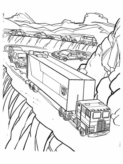 Transformers Coloring Pages