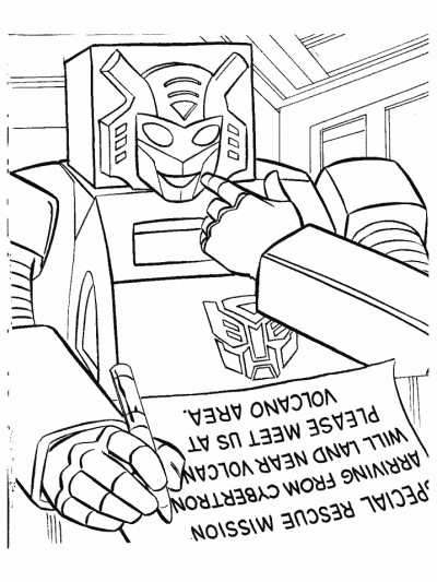 Transformers Coloring Pages
