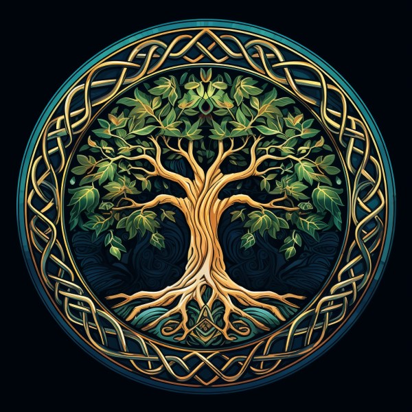 artwork of the Celtic Tree of Life