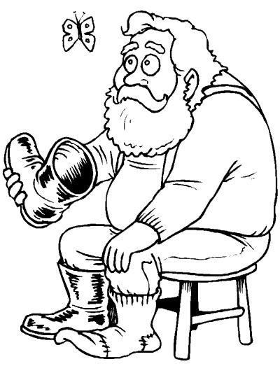 Santa Claus coloring page