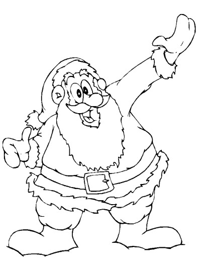 Santa Claus coloring page