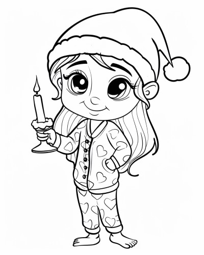 Christmas coloring page