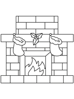 Twas the Night Before Christmas coloring page
