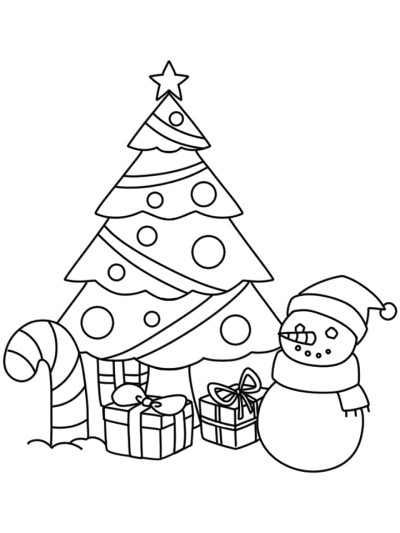 Christmas coloring page