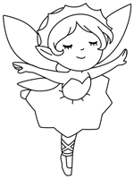 flower fairy coloring pages printable