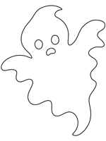 Ghosts Coloring Pages