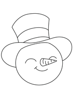 Frosty the Snowman Coloring Pages