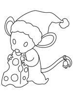 Twas the Night Before Christmas coloring page