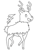 Rudolph the Red-Nosed Reindeer coloring page