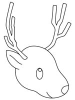 Rudolph the Red-Nosed Reindeer coloring page