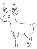 rudolph the rednosed reindeer coloring pages