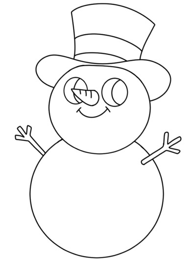 Frosty the Snowman coloring page