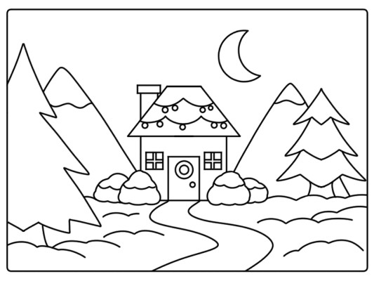 Rudolph the Red-Nosed Reindeer coloring page