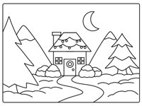 Rudolph the Red-Nosed Reindeer coloring page