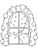 Twas the Night Before Christmas coloring page