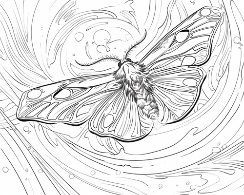 Kaiju coloring page | Mothra