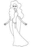 Beautiful Girls Coloring Pages - page 2