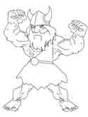 Danish vikings coloring pages