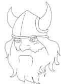 Danish vikings coloring pages