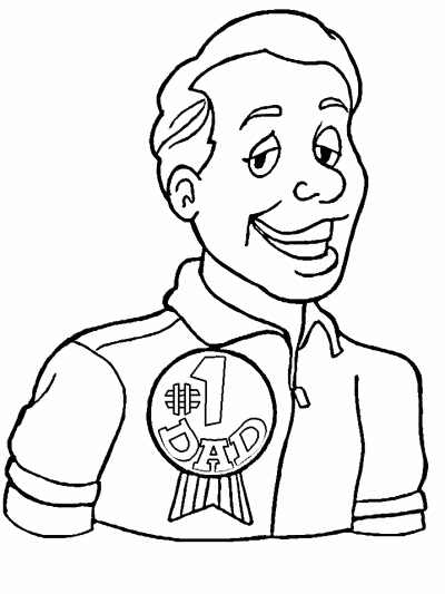 father's day coloring page
