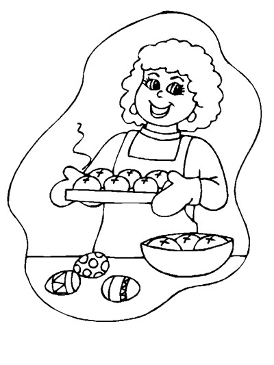 Easter coloring page