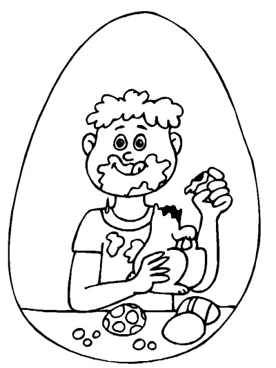 Easter coloring page