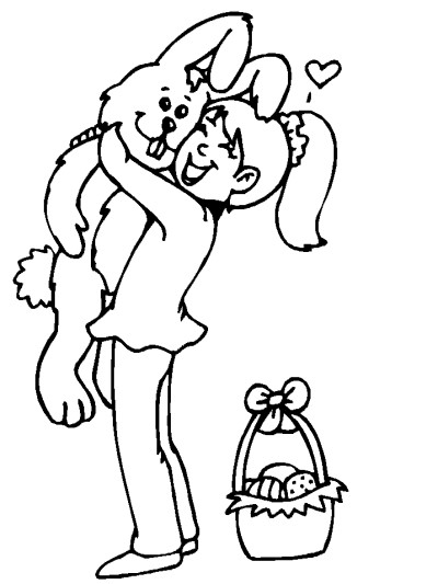 Easter coloring page