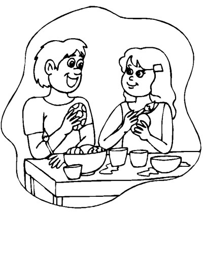 Easter coloring page