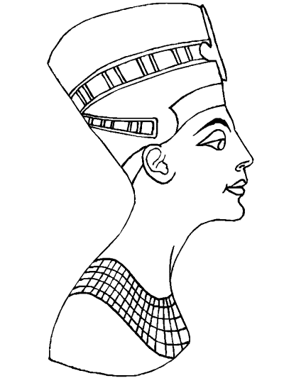 Pharoah coloring page