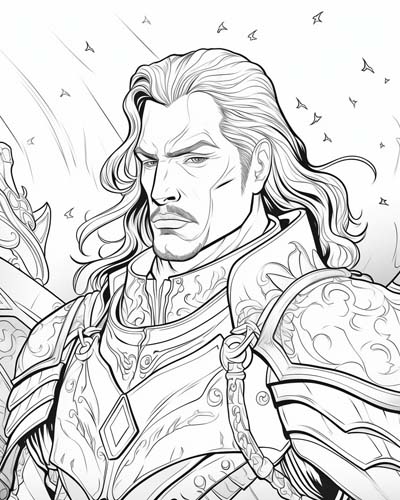 Lord Esclabor coloring page