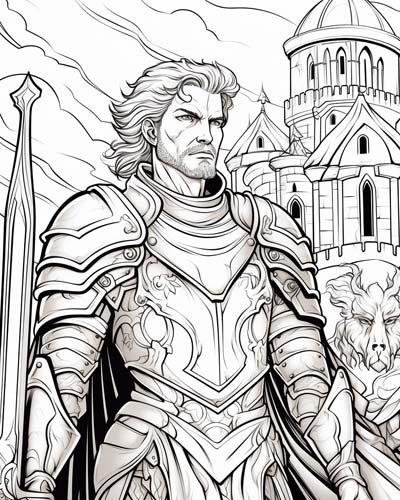 Gaheris coloring page