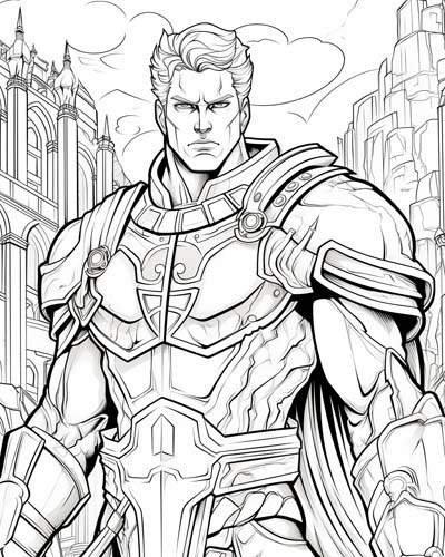 Sir Leodegrance coloring page