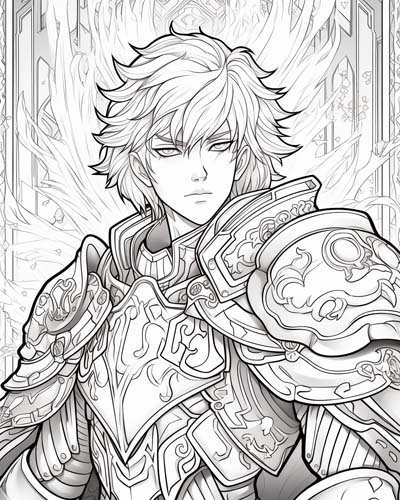 Mordred coloring pages