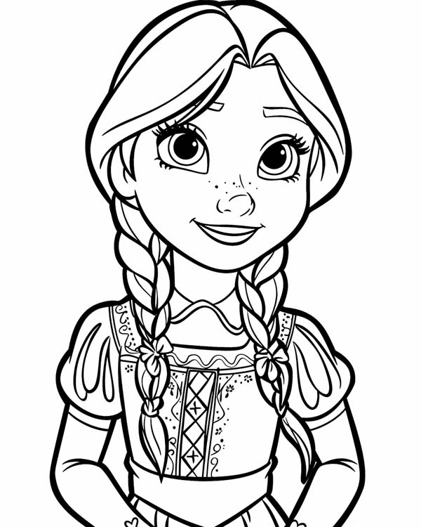 coloring page of Gretel