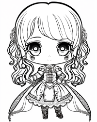 dungeons and dragons - princess coloring page