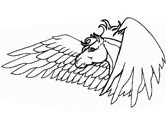 pegasus coloring page