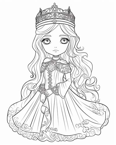 Eleanor of Aquitaine coloring page